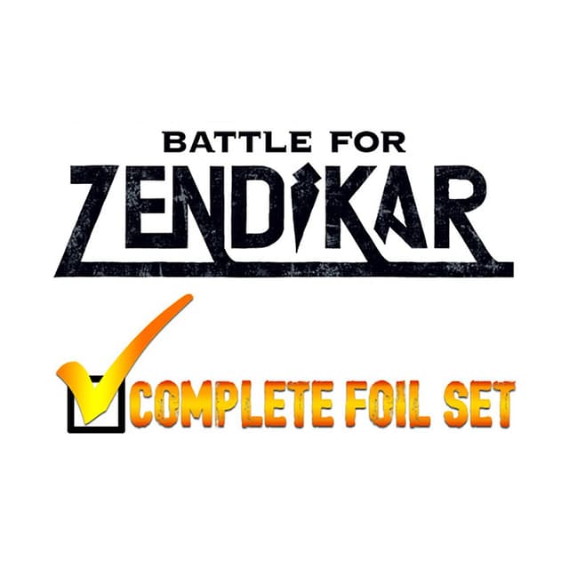 Battle for Zendikar - Complete FOIL Set (Factory Sealed)