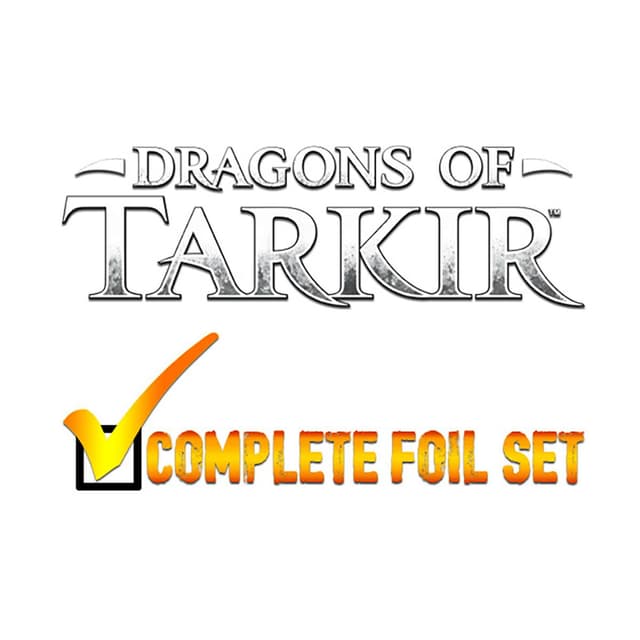 Dragons of Tarkir - Complete FOIL Set (Factory Sealed)