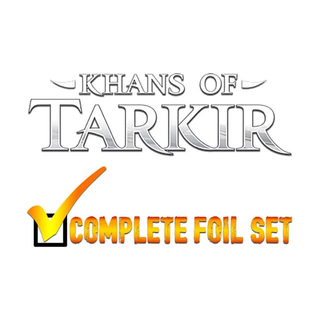 Khans of Tarkir - Complete FOIL Set (Factory Sealed)