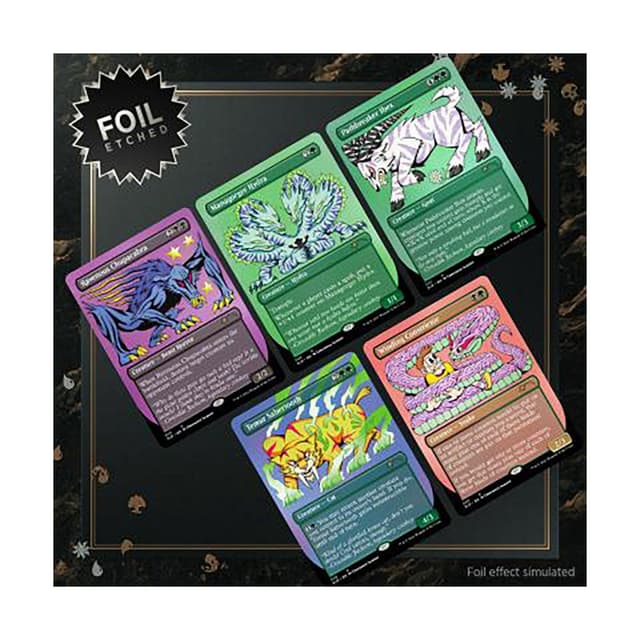 Secret Lair Drop - Crocodile Jackson's Monstrous Menagerie - Foil Etched