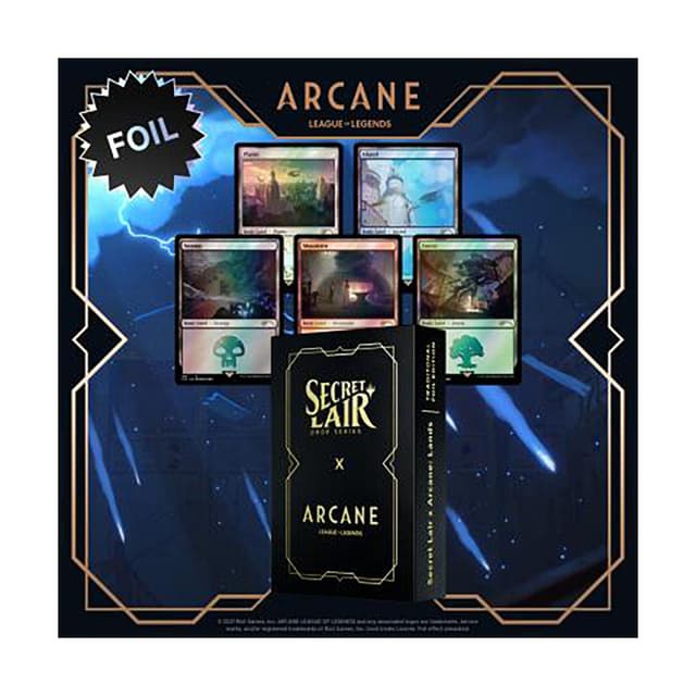 Secret Lair Drop - Secret Lair x Arcane: Lands - Foil