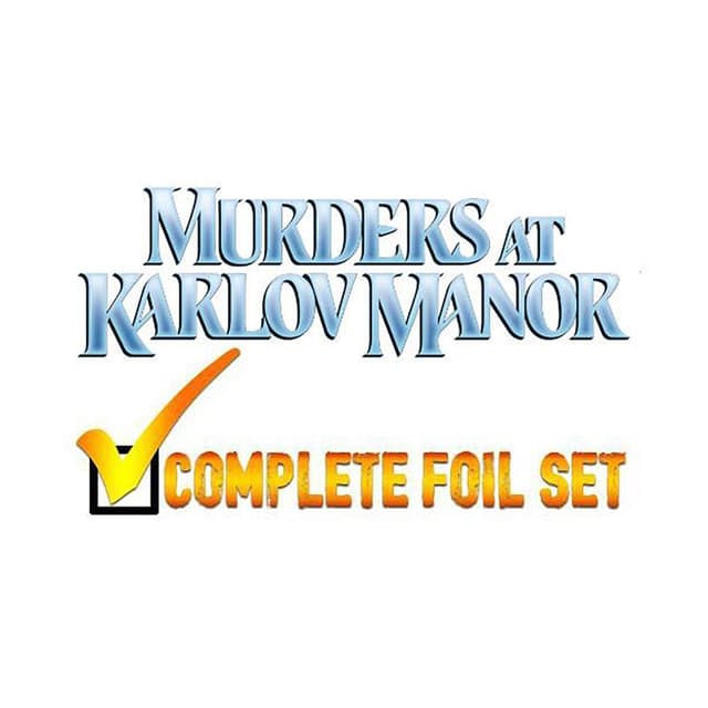 Murders at Karlov Manor - Complete FOIL Set (Factory Sealed)