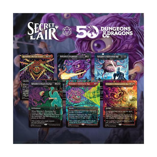 Secret Lair Drop - Secret Lair x Dungeons & Dragons: Death is In the Eyes of the Beholder II - Non-Foil