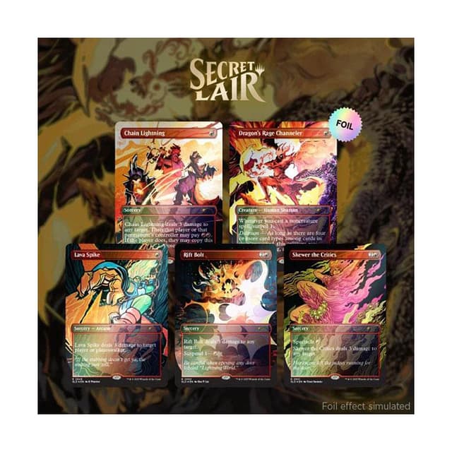Secret Lair Drop - EVERYTHING IS ON FIRE - Foil