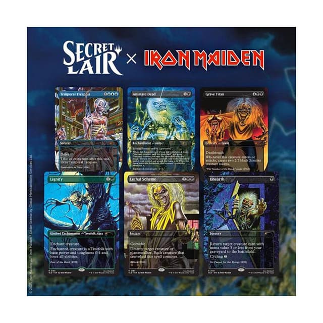 Secret Lair Drop - Secret Lair x Iron Maiden: Album Art - Non-Foil