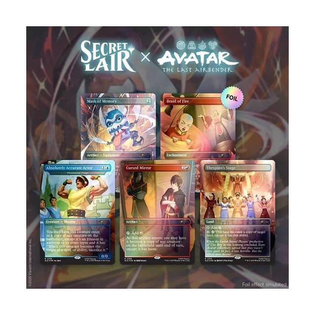 Secret Lair Drop - Secret Lair x Avatar: The Last Airbender | The Ember Island Players - Foil