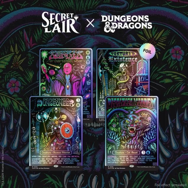Secret Lair Drop - Secret Lair x Dungeons & Dragons: Black Lights & Dark Dungeons - Foil