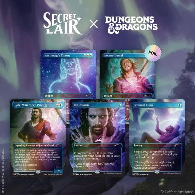Secret Lair Drop - Secret Lair x Dungeons & Dragons: Gale's Ambition - Foil