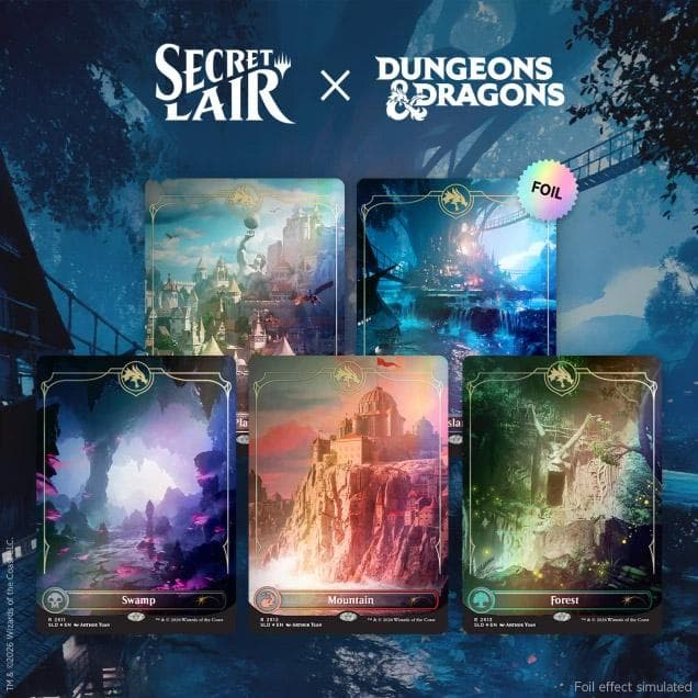 Secret Lair Drop - Secret Lair x Dungeons & Dragons: Lands of the Forgotten Realms - Foil