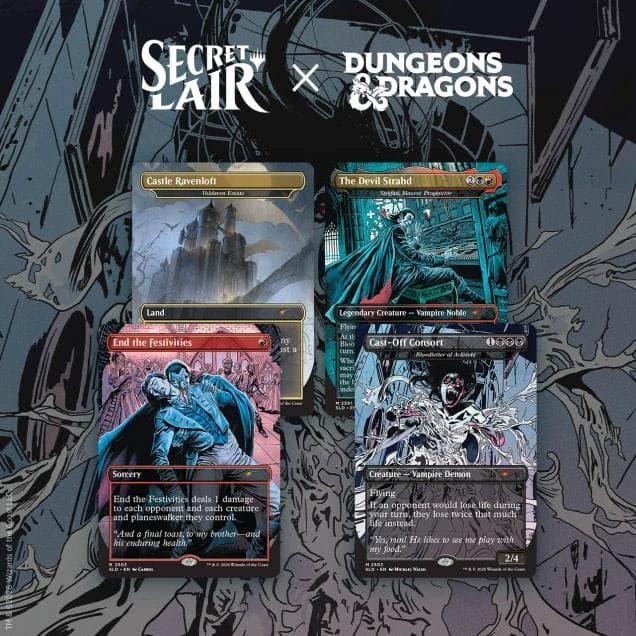 Secret Lair Drop - Secret Lair x Dungeons & Dragons: Strahd's Descent - Non-Foil