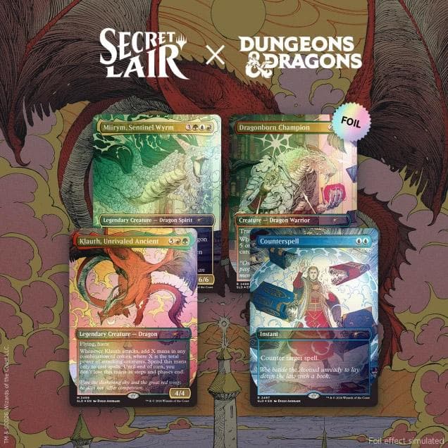 Secret Lair Drop - Secret Lair x Dungeons & Dragons: Whispers in Candlekeep - Foil