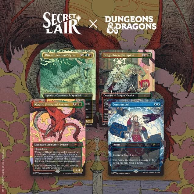 Secret Lair Drop - Secret Lair x Dungeons & Dragons: Whispers in Candlekeep - Non-Foil