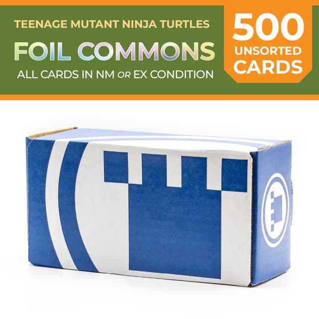 Pure Bulk: Unsorted Foil Commons Teenage Mutant Ninja Turtles (500ct)