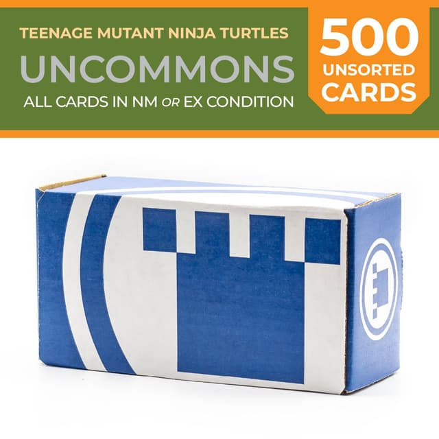 Pure Bulk: Unsorted Uncommons Teenage Mutant Ninja Turtles (500ct)