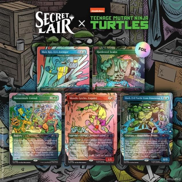 Secret Lair Drop - Secret Lair x Teenage Mutant Ninja Turtles: The Mighty Mutanimals - Foil