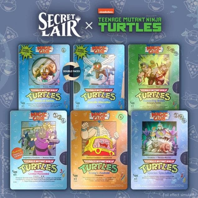 Secret Lair Drop - Secret Lair x Teenage Mutant Ninja Turtles: VHS Villains - Foil