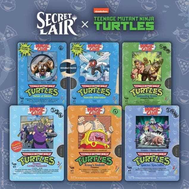 Secret Lair Drop - Secret Lair x Teenage Mutant Ninja Turtles: VHS Villains - Non-Foil