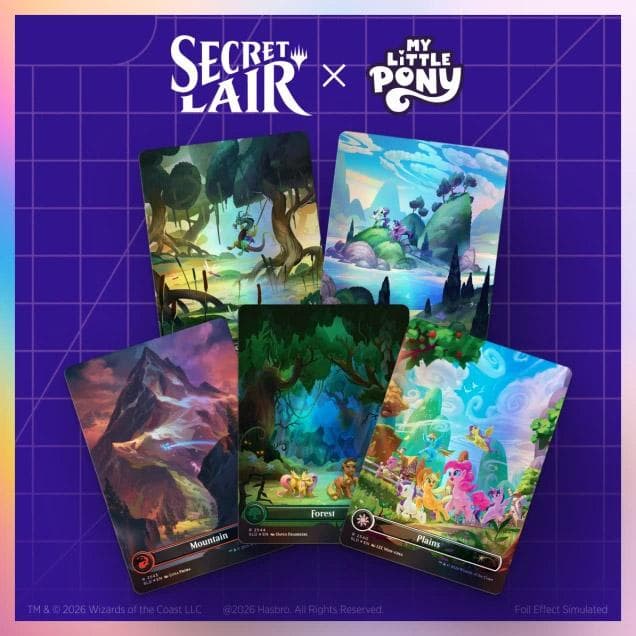 Secret Lair Drop - Secret Lair x My Little Pony: The Lands of Equestria - Foil
