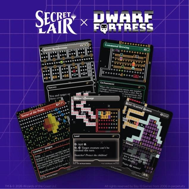 Secret Lair Drop - Secret Lair x Dwarf Fortress: Create New World - Non-Foil