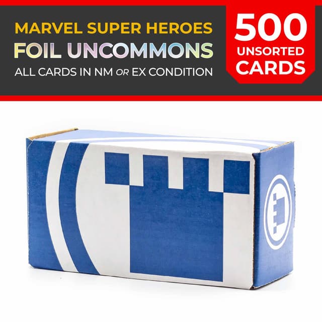 Pure Bulk: Unsorted Foil Uncommons Marvel Super Heroes (500ct)