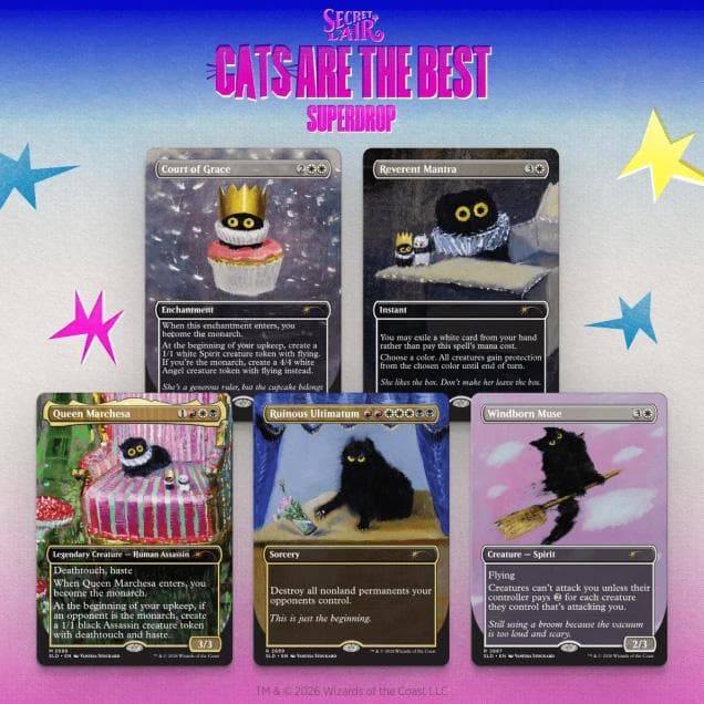 Secret Lair Drop - Purr Majesty - Non-Foil