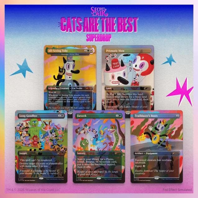Secret Lair Drop - Toby’s Journey by Gary Baseman - Foil