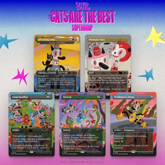 Secret Lair Drop - Toby’s Journey by Gary Baseman - Non-Foil
