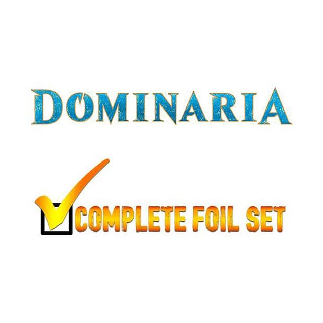 Dominaria - Complete FOIL Set (Factory Sealed)