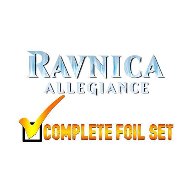 Ravnica Allegiance - Complete FOIL Set (Factory Sealed)