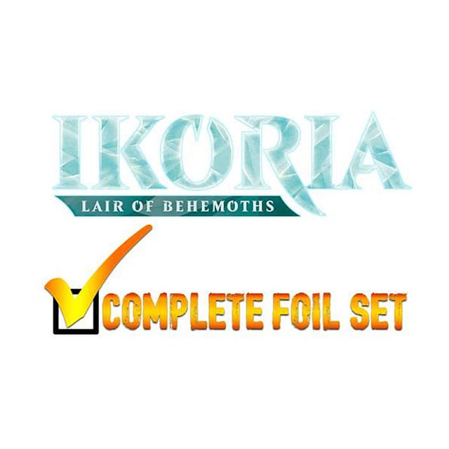 Ikoria: Lair of Behemoths - Complete FOIL Set (Factory Sealed)