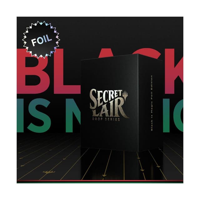 Secret Lair Drop - Black Is Magic - Foil Edition