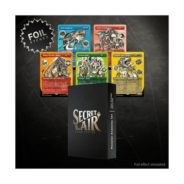 Secret Lair Drop - Monster Anatomy 101 - Foil Etched