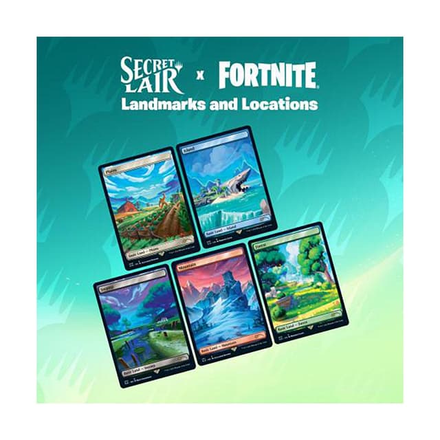 Secret Lair Drop - Secret Lair x Fortnite: Landmarks and Locations - Non-Foil