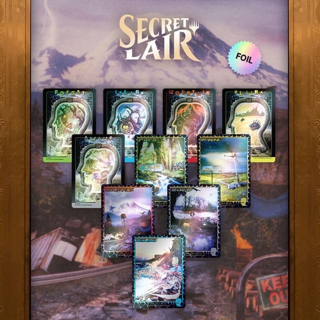 Secret Lair Drop - Secret Lair x Brain Dead: Lands - Foil