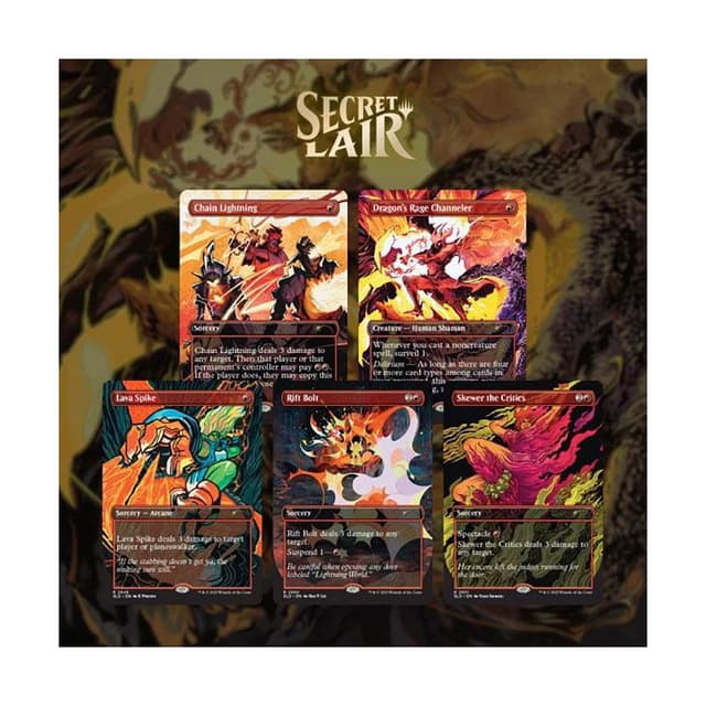 Secret Lair Drop - EVERYTHING IS ON FIRE - Non-Foil