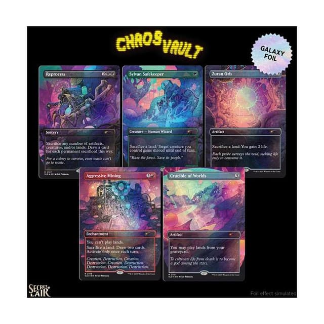 Chaos Vault - Alien Auroras - Galaxy Foil