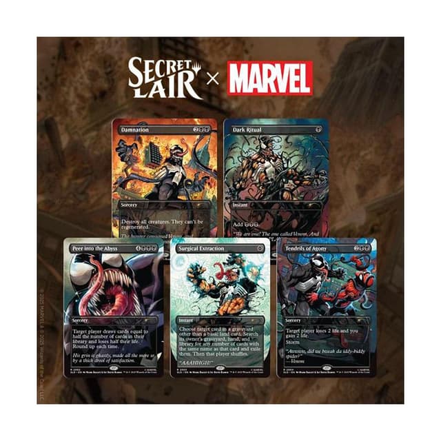 Secret Lair Drop - Secret Lair x Marvel’s Spider-Man: Venom Unleashed (Colors) - Non-Foil