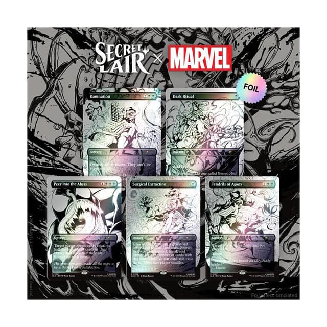 Secret Lair Drop - Secret Lair x Marvel’s Spider-Man: Venom Unleashed (Inks) - Foil