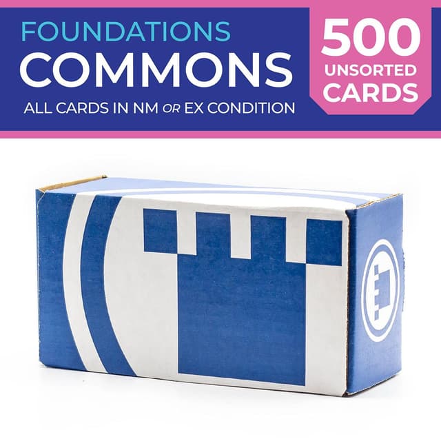 Pure Bulk: Unsorted Commons Foundations (500ct)
