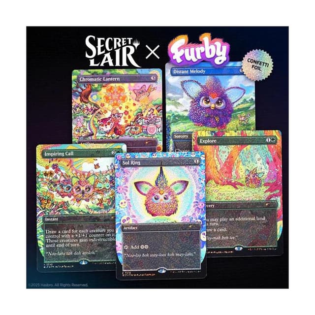 Secret Lair Drop - Secret Lair x Furby: Doo-ay Noo-lah - Confetti Foil
