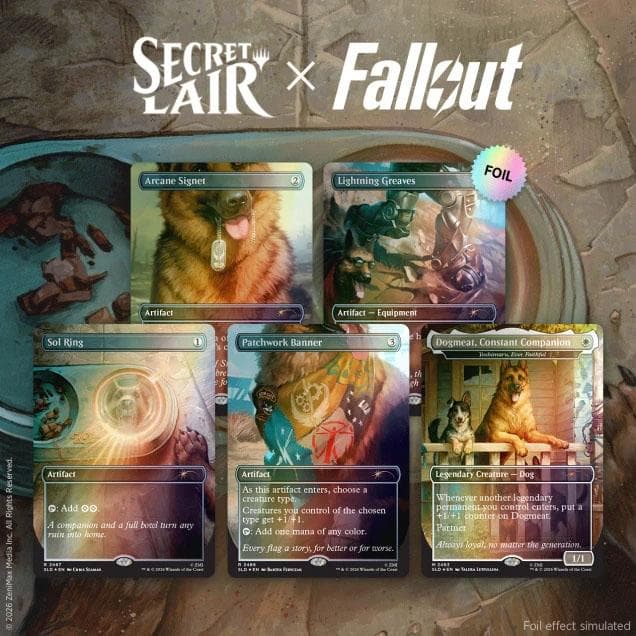 Secret Lair Drop - Secret Lair x Fallout: Greet the Dog - Foil