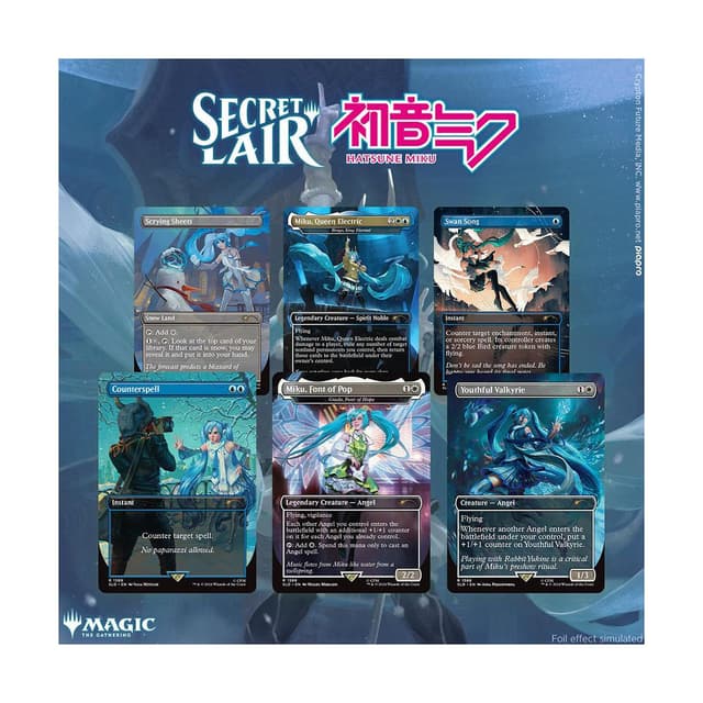 Secret Lair Drop - Secret Lair x Hatsune Miku: Winter Diva - Non-Foil