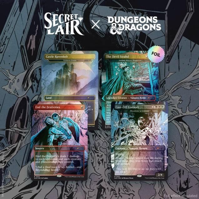 Secret Lair Drop - Secret Lair x Dungeons & Dragons: Strahd's Descent - Foil