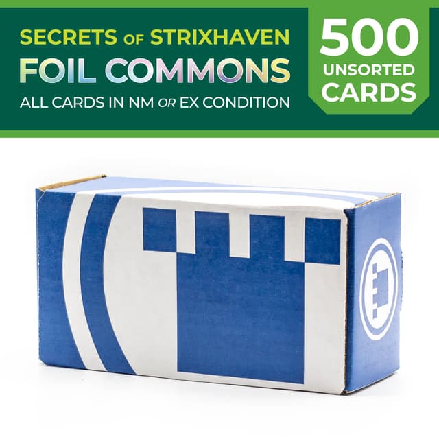 Pure Bulk: Unsorted Foil Commons Secrets of Strixhaven (500ct)