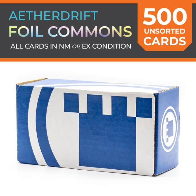 Pure Bulk: Unsorted Foil Commons Aetherdrift (500ct)
