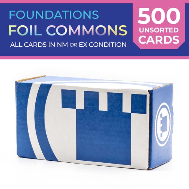 Pure Bulk: Unsorted Foil Commons Foundations (500ct)
