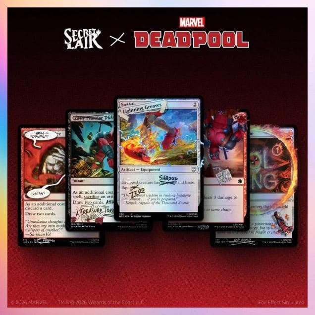 Secret Lair Drop - Secret Lair x Marvel's Deadpool: I Fixed It (You’re Welcome) - Foil