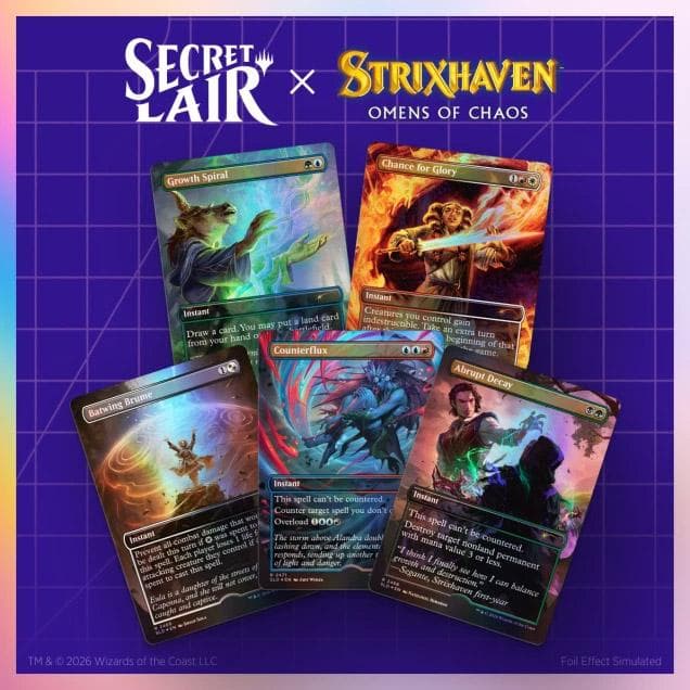 Secret Lair Drop - Omens of Chaos - Foil