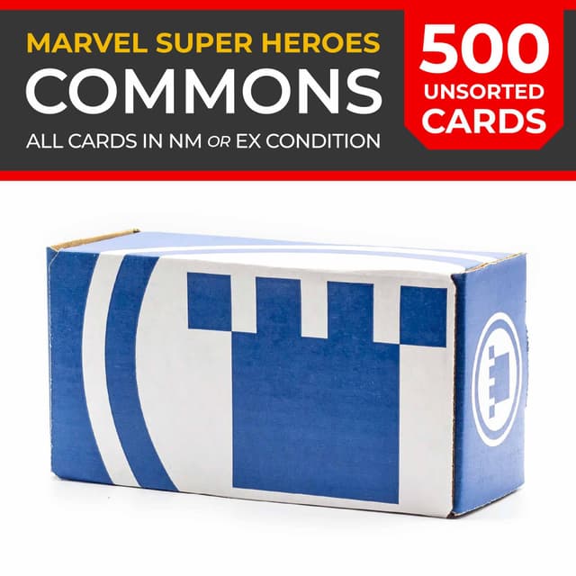 Pure Bulk: Unsorted Commons Marvel Super Heroes (500ct)