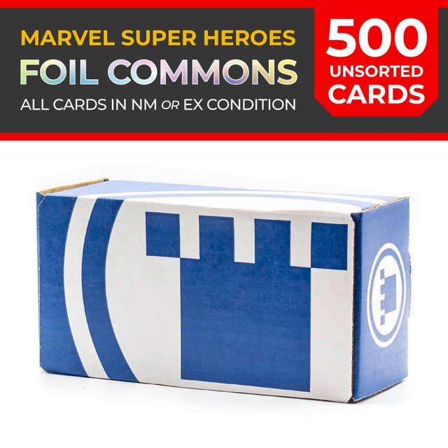 Pure Bulk: Unsorted Foil Commons Marvel Super Heroes (500ct)